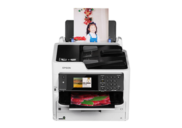 愛普生 Epson WF-C5710 彩色不干膠打印墨倉式雙面復(fù)印掃描傳真一體機(jī)