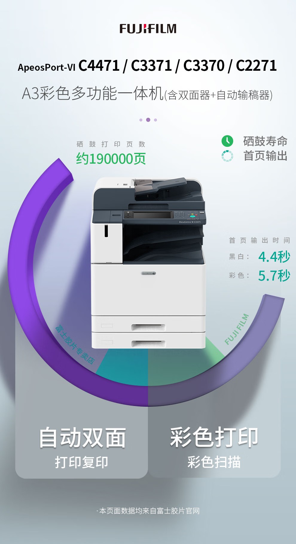 富士施樂 C3371CPS A3復(fù)合機A3彩色大型復(fù)印機一體機打印復(fù)印掃描 富士施樂 C3371CPS A3復(fù)合機A3彩色大型復(fù)印機一體機打印復(fù)印掃描