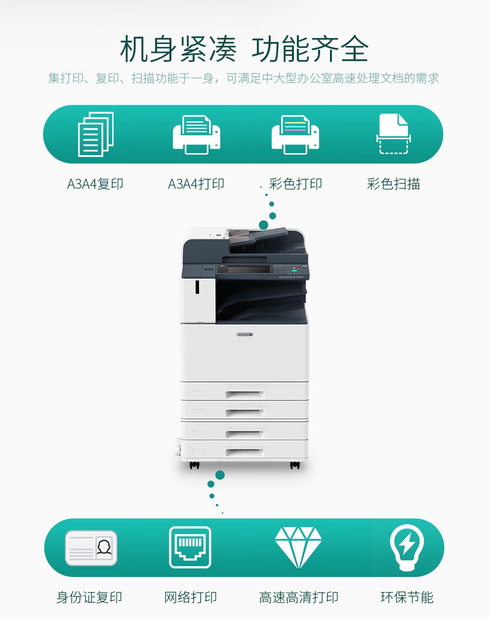 富士施樂 C3371CPS A3復(fù)合機A3彩色大型復(fù)印機一體機打印復(fù)印掃描 富士施樂 C3371CPS A3復(fù)合機A3彩色大型復(fù)印機一體機打印復(fù)印掃描