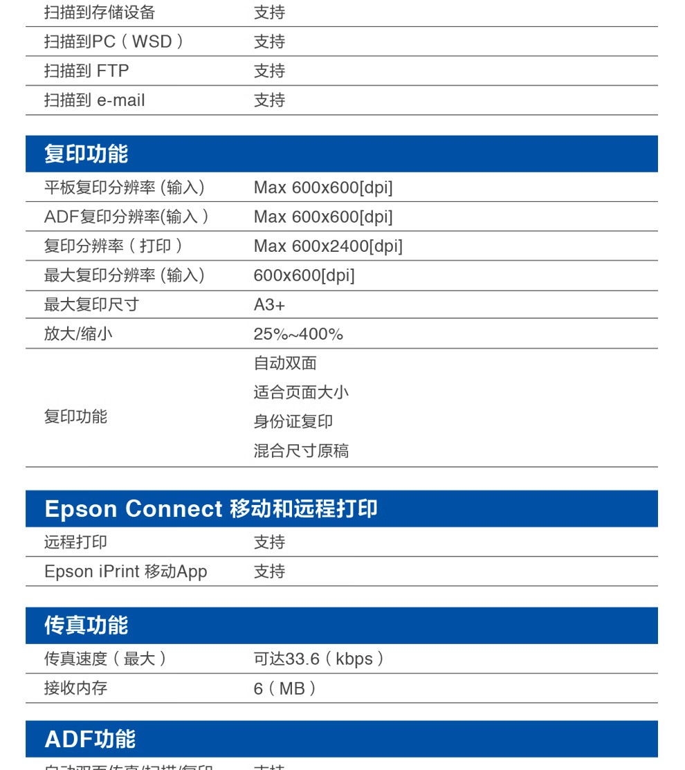 愛普生 Epson WF-C20750C A3企業(yè)級墨倉式 陣列復(fù)合機 彩色一體機 愛普生 Epson WF-C20750C A3企業(yè)級墨倉式 陣列復(fù)合機 彩色一體機